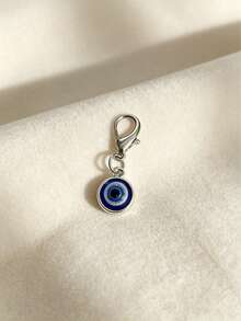 Evil Eye Keychain Pendant - Unisex Lucky Charm, Unique Inspirational Message Card, Suitable For Birthday, Wedding, Valentine's Day, Graduation, School, Car Decor, Cute Gothic Y2K Style Lanyard, Bag Charm - Multicolor - View 5