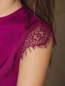 Women Blouses & Shirts - Ungu merah - View 7