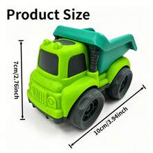Eiji Toys 1-3 Years Old Toddler Car Toys, Dump Truck And Mixer Truck Design, Mild Ingredients, Easy To Clean And Reuse, Suitable For Boys And Girls, Ideal Easter, Christmas And Birthday Gift For 2-4 Year Old Children - Multicolor - View 6
