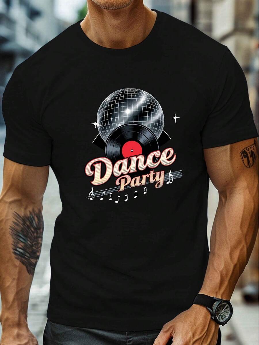 Men T-Shirts - Black - View 1