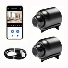 IAGREEA 1/2 Packs USB Powered Camera, Hidden Security & Pet Monitor With Night Vision, Motion Detection, App Remote Access, Cloud/TF Card Storage (Card Not Included),For Indoor Security, Elderly Care, Package Theft Prevention, Room Monitoring - Black - View 9