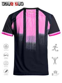 s Masculinas y Femeninas y Series Juveniles. Incluye uniformes profesionales de competición "Desert Fox", cómodas camisetas de cuello redondo y ropa deportiva para actividades al aire libre. - Negro - Ver 2