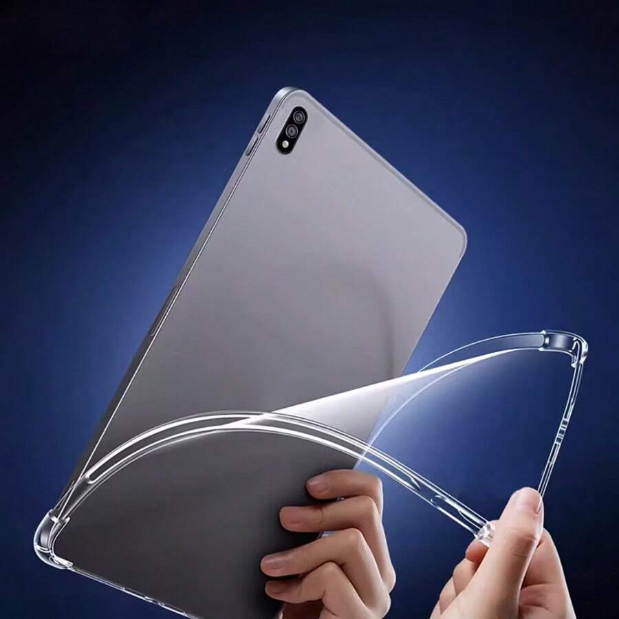 1个透明气囊保护套,适用于Galaxy Tab A7 Lite 8.7英寸/Tab A9 8.7英寸/Tab A8 10.5英寸(2022款)/Tab S8/Tab S7/Tab S9等系列平板电脑,精准覆盖,提供全面保护,防黄变,防滑,柔软TPU材质,简约纯色设计。 - 無色 - 查看 1