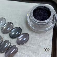 1 buah Bubuk Kuku Hitam Mengkilap, Bubuk Manikur Prancis, Bubuk Glitter Kuku Super Mengkilap, Tekstur Halus, Cocok untuk Seni Kuku, Ramah untuk Pemula dan Teknisi Kuku Profesional - MultiWarna - View 2