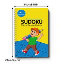 Sudoku Game Practice Book, Number Logic Training Book, Focus And Concentration Learning Diary, Early Thinking Skills Practice Suitable For Young Learners - Multicolor - View 1
