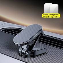 Magnetic Car Phone Holder: Safely And Securely Mounts Phone For GPS Navigation - Black - View 7