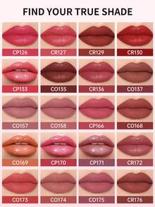 Catkin Rouge Carved Lipstick, Waterproof Long-Lasting Satin Moisturizing Smooth Lip Color CR127 Vermilion - CR127 - View 6