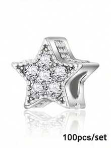 Fashionable Pentagram Rhinestone DIY Pendant, As A Special Gift For Friends - Multicolor - View 10