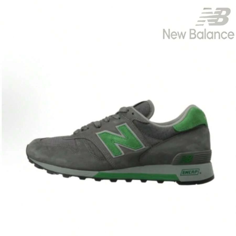 Tênis de corrida New Balance NB1300, confortável, com absorção de impacto e durável, cano baixo, unissex, cinza-verde. - M1300LM - Ver 1