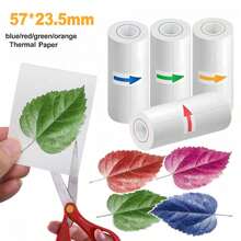 57mm Colorful Thermal Printing Paper Roll, Sticky-Free Photo Paper Suitable For Most Instant Print Cameras And Portable Mini Photo Printers - View 7