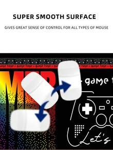 E-Sports Game Mouse Pad, Suitable For Home Office Work, Computer Keyboard Laptop Expansion Pad, Large Table Pad With Non-Slip Rubber Base Edge Stitching Desktop Decoration - View 8