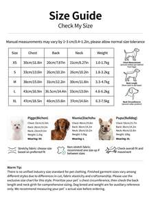 PETCIRCLE 1件寵物服飾，戶外 & 室內穿搭，歐美 & 韓系風格，適合貴賓犬、泰迪、小型犬 & 幼犬，舒適鬱金香花編織毛衣 - 白色 - 彩色 - 查看 7