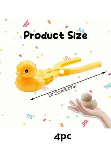 1/2 piezas Molde para bolas de arroz con forma de pato, molde para sushi, herramienta para hacer bolas de arroz con forma de animal 3D, molde para bolas de arroz con forma de pato, adecuado para hacer bolas de arroz, sushi, albóndigas fritas - Multicolor - Ver 15