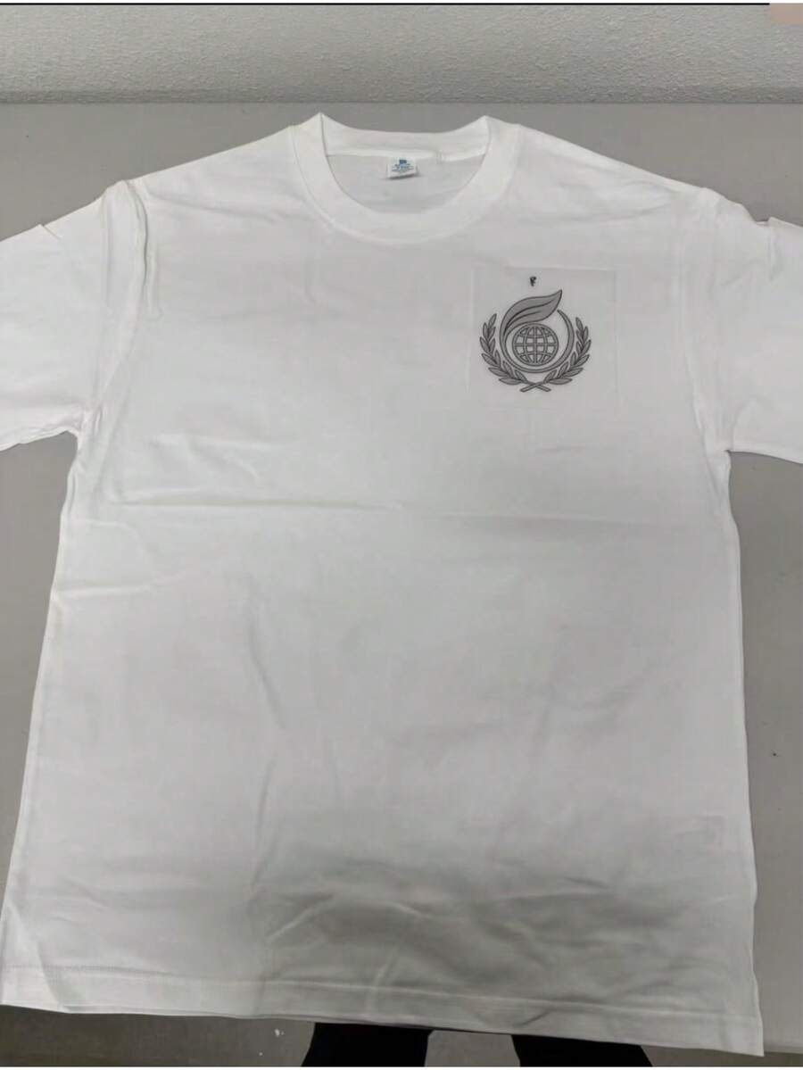 100% cotton, breathable and fashionable men's T-shirt, for teenagers. - Bianco - Visualizzare 1