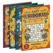 Easy Sudoku Puzzle Activity Book, Explore And Solve Number Logic Workbook, Brain Training Practice For Focus, Number Sense, Observation And Family Learning - 彩色 - 查看 3