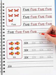 "ABC Tracing Letters Workbook: 32 Pages Of Alphabet & Number Tracing, Early Education Handwriting Practice, Back To School - Multicolor - View 9