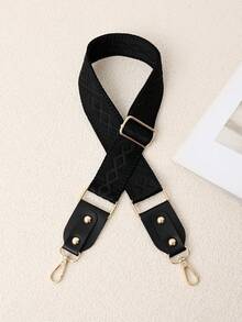 Adjustable Vintage Rhombus Woven Strap, Versatile Decompression Shoulder Strap For Women Bags, Luggage Replacement Accessory - Multicolor - View 10