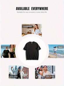 Women T-Shirts - Black - View 6