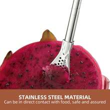 1/3/5/9/13件装可重复使用不锈钢吸管勺过滤器,茶叶滤网,金属吸管,咖啡搅拌棒,适用于饮用牛奶饮料,可拆卸不锈钢吸管过滤勺,适用于散装茶叶,尺寸为18.2厘米(7.16英寸)* 2厘米(0.78英寸),适用于果汁、冰沙、珍珠奶茶、咖啡、饮料、鸡尾酒、自助餐、餐厅、派对、酒吧、烘焙和服务、婚礼派对、婚礼回礼、结婚纪念日、生日派对、节日礼物 - 查看 5