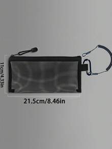 Holiday Travel Organizer Bag, Anti-Theft Chain Wallet, Passport Holder, Cable Organizer, Cosmetic Bag, Coin Purse, Mesh Design For Easy Access, Suitable For Daily Use And Travel - Multicolor - View 14