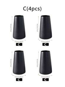 1 chiếc/4 chiếc bình gốm đen, bình nhỏ, dùng để trang trí, trang trí nhà theo phong cách nông trại hiện đại, bình cắm hoa khô, vật trang trí sáng tạo, để bàn, kệ sách, quà tặng sinh nhật tốt nghiệp, bình thủy tinh trang trí phòng. - màu đen - Xem 26