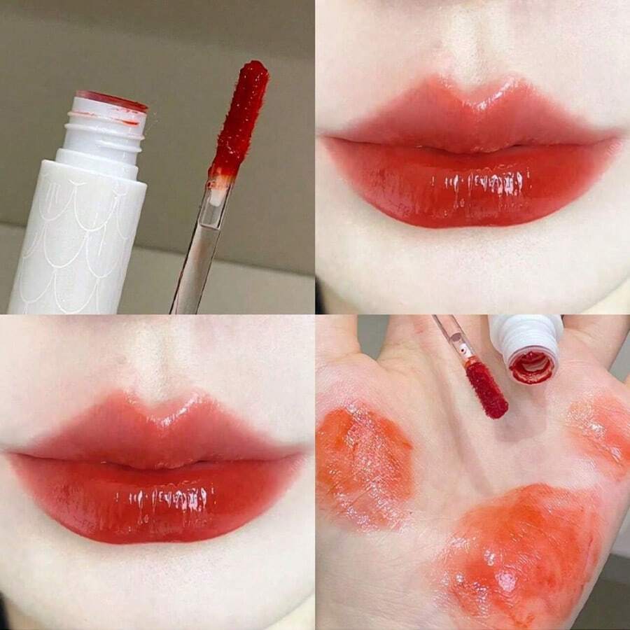 HERORANGE Nourishing Lip Oil, Glossy Transparent Delicate Texture, Waterproof Long-Lasting Non-Sticky Color Lock, Perfect For Travel, Wedding, Cosplay And Holiday Gifts