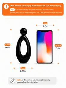 1pc Modern Hollow Abstract Resin Sculpture, Matte Finish Decorative Figurine, Versatile Home Decor, Suitable For Minimalist To Bohemian Style, Perfect For Bookshelf, Desk, Vanity And Shelf Decoration, Enhancing Living Space With Subtle Elegance And Artistic Flair - Multicolor - View 15