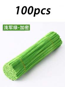 100件/套超值装DIY毛根，附带教程视频，可用于制作各种花朵；60色加密雪尼尔绒条，适合开学季；30厘米彩色毛根工艺品材料；毛根毛绒金属丝扭扭棒；发条；价格实惠，品质优良；颜色漂亮，非常适合商业用途；颜色鲜艳，品质上乘，无色差。 - 常規款 - 查看 14