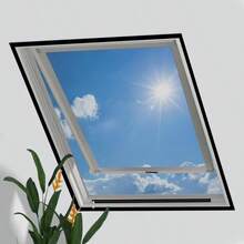 Upgraded Zipper Mosquito Net Curtain, Convenient Window Opening, Zipper Mesh Screen, Multiple Sizes Available - Black Mesh Bottom Zipper 40cm - View 4