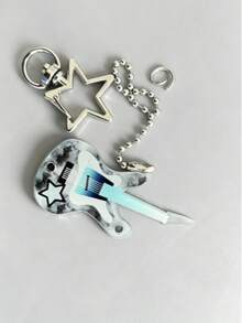 1 Set Cute Rock Cat Card Holder PVC Idol 3-Inch Card Holder Storage Protection Card Frame Pendant - A - View 16