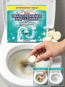 jakehoe Multi-Functional Toilet Cleaner Tablets, Can Unclog Pipes, Remove Summer Odor And Limescale, Clean And Flush Away Stubborn Stains, Ideal Daily Household Cleaning Item, Great Gift For Friends And Family (Random Shipment Of New And Old Models) - Mix - View 8