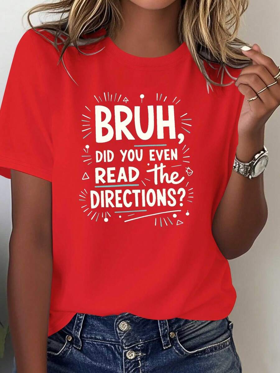 Camiseta para Mujer Directions Pure Label - Rojo - Ver 1