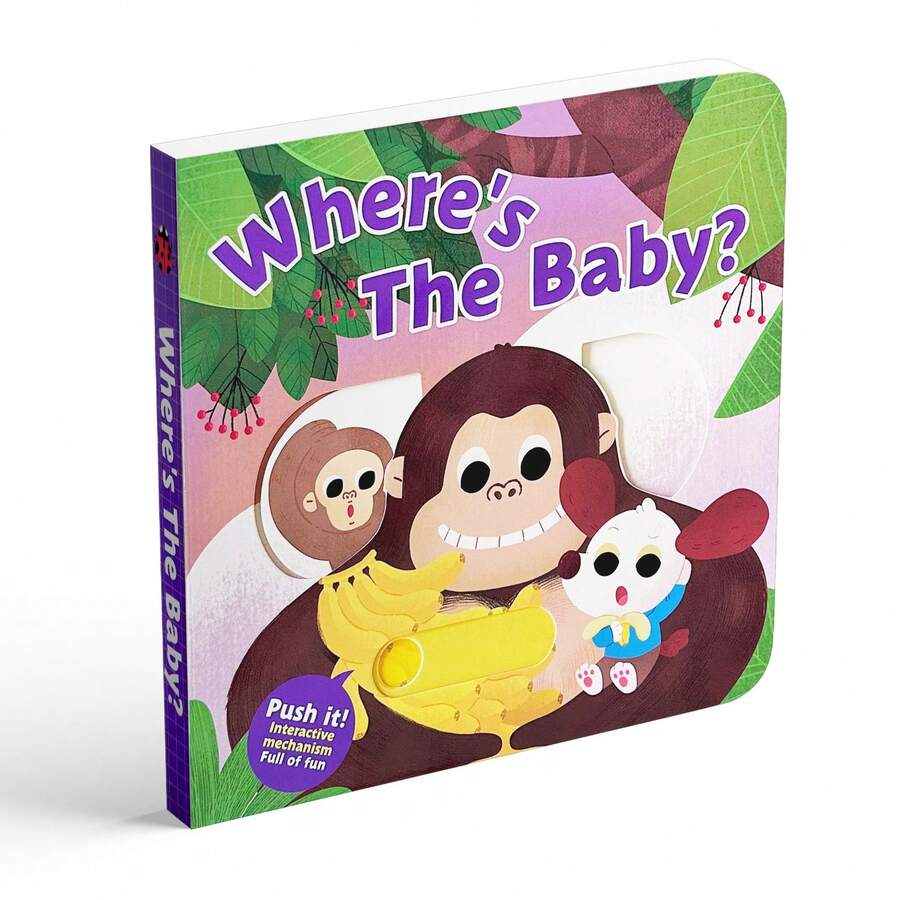 Children's Interactive Flip-And-Slide Book: Find Baby Animals Discovery Story, Early Learning And Parent-Child Reading