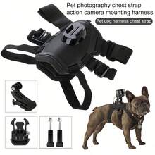 Dog Harness Mount Soft And Adjustable Dog Harness Vest With 2 Mouting Base Pet Chest And Back Fixation For Hero All Models, Sports Camera Dog Harness Chest Strap, Pet Perspective Shooting, Suitable For And Dog Sports Camera Accessory Fixing Strap, Suitable For Small Medium Large Dogs - View 2