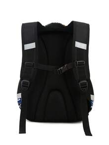 Football Pattern Hot Selling Lightweight Backpack For Elementary School Students, Boys And Girls, Suitable For Grade 3-6, Cross-Border Backpack - Black Football - View 8