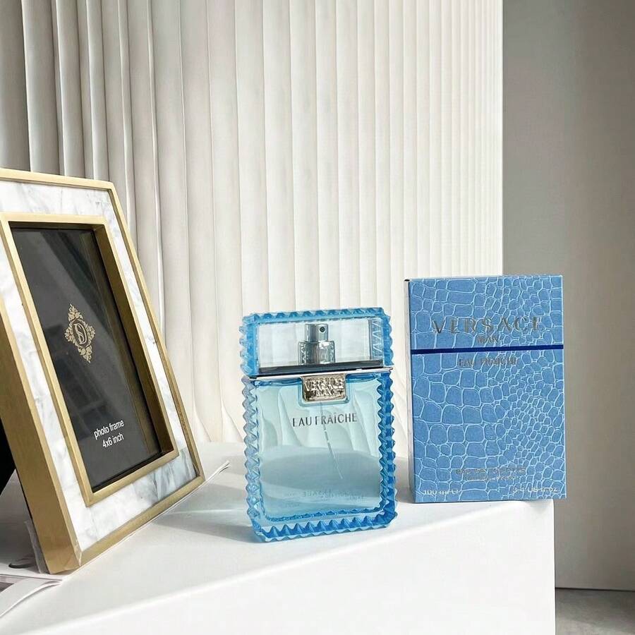 Versace Eau Fraiche For Men EDT Spray 3.4oz – Light Fresh Citrus Scent, Long-Lasting Summer Cologne - Hương thơm nồng nàn - Xem 1
