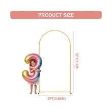 2 Pack Metal Arch Backdrop Stand(7.2FT/6FT), Decorative Balloon Arch Stand, Easy Assembly Gold Wedding Arch, Stable Backdrop Arch Stand For Wedding Ceremony, Birthday Party, Baby Shower - Metal Arch - View 14