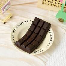 1pc Slow Rising Chocolate Scented Squishy Toy - Realistic Chocolate Bar Stress Relief Toy, Suitable For Adults, TPR Material, Chocolate Collectible, Birthday Party Small Gift And Surprise Gift, Stress Relief Toy, Party Favor Bag Filler, Taba Squishy Toy, Travel Toy - Multicolor - View 13