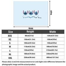Disney Lilo & Stitch Chill Vibe Aesthetic Tapestry, Cute Light Blue Wall Hanging, Soft Fabric Backdrop For Bedroom, Party & Photography - 0 - View 5