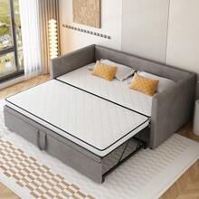 Federkernmatratze, Maße: 90 * 190 cm, Dicke: 12 cm, Härtegrad: H3, mit ergonomischen Modulen und Entlastung der Lendenwirbelsäule; Gerollte Matratze - Weiss - Übersicht 5