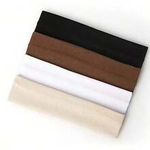 3pcs/4pcs Multi-Color Elastic Sports Headband, Sweat-Absorbent Hair Accessory, Suitable For Everyday Wear; Headscarf, Headband, Sweatband, Autumn And Winter Headband, Vacation Clothing Accessories, Elegant Women's Scarf, Soft Women's Headscarf, Perfect Gift For Women, Holiday Gift. - Multicolor - View 11