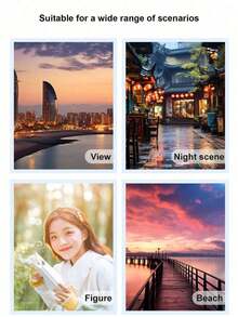 1 Unit Q12 Digital Camera, Comes With 64G Memory Card, 50MP 2.4" Screen, Portable Design, Rechargeable CCD Sensor, Multiple Filter Modes. Portable Anti-Shake Smart Zoom Digital Camera, Suitable For Outdoor Use. - Multicolor - View 10