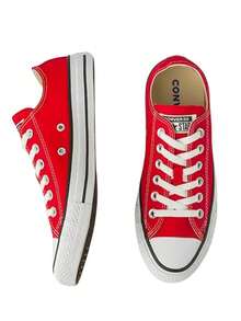 Converse Chuck Taylor All Star Low Top Unisex Sneakers - Red Canvas Shoes For Men & Women, Casual Sneakers | 156993C - Multicolor - View 5