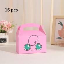 8/16/24/32 piezas Cajas de dulces portátiles para fiestas y bolsas de papel, 8 piezas por set - Multicolor - Ver 18