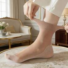 12pcs/6pcs - Seamless, Suitable For Middle-Aged And Elderly Women, Soft Breathable Fabric, Elastic Opening Design, Easy To Wear And Take Off, Comfortable - Multicolor - View 5