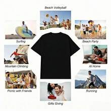 Humorous T-Shirt With A Crazy Cat Meme Wearing An Ushanka Hat - 白色 - 查看 6