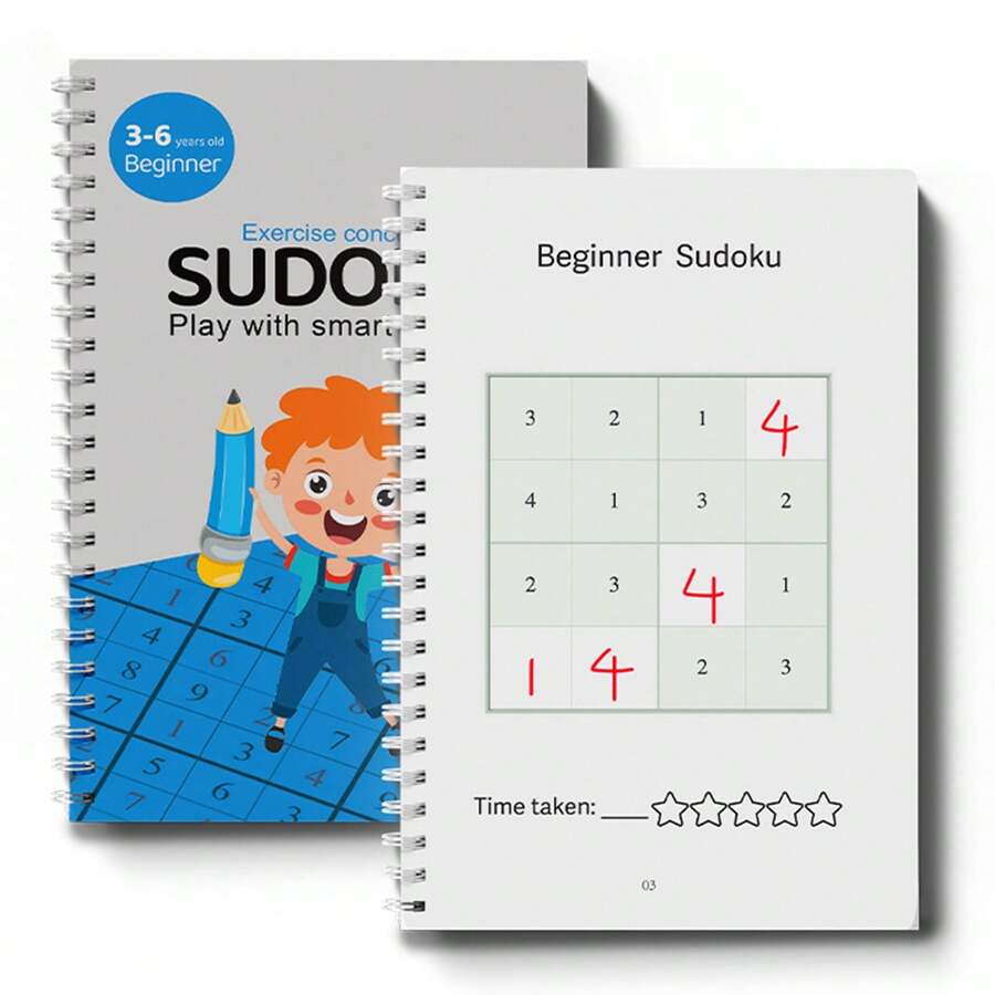 Seri Buku Latihan Aktivitas Sudoku untuk Pemula, Latihan Teka-Teki Logika Angka yang Cocok untuk Berbagai Tingkat Pembelajaran, Latihan Otak untuk Meningkatkan Fokus, Konsentrasi, dan Keterampilan Pemecahan Masalah - MultiWarna - View 1