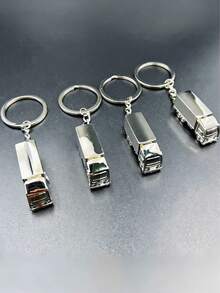 1pc Unique Truck Keychain, Realistic Mini 3D Truck Keychain, Street, Football, Door Clip, Clothes Hanger, Summer, Holiday, Breloc, Breloc Chei, Accessories, Nunta, Absolvire, Creative Car Model Keychain, Men's Gift, Friend's Birthday Gift, Mom, Dad, Graduation Gift, Teacher - Multicolor - View 9