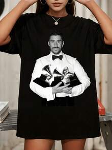 Women T-Shirts - Black - View 6