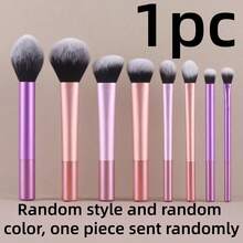 1 Piece. Contains Powder, Blush, Contour, Eyeshadow And Highlighter Brushes For Flawless Makeup. Gift Box Included. - Burgundy - View 9